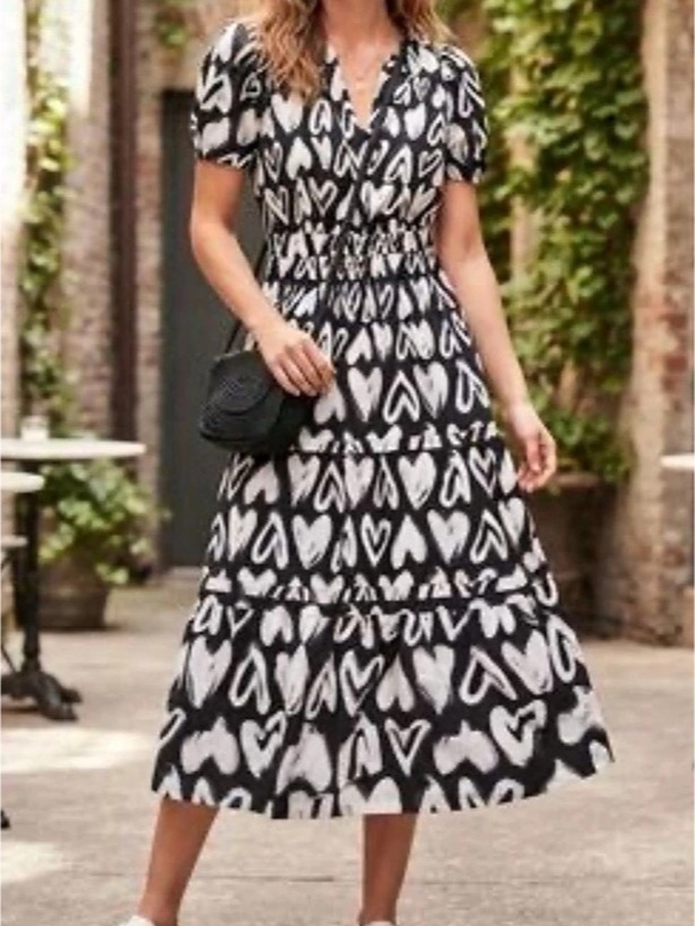Anthropologie Abstract Print Midi Dress Size Small Like New